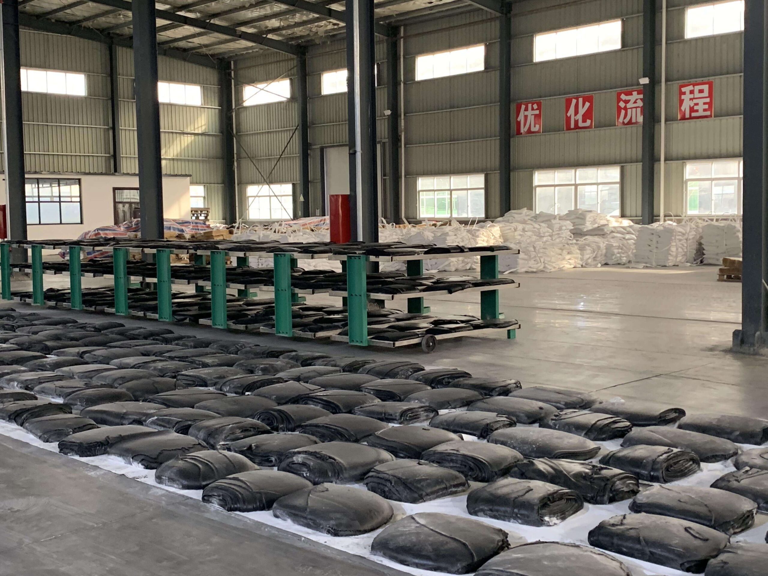 yoga mat factory material preparation for rubber PU TPE and fitness mat programs